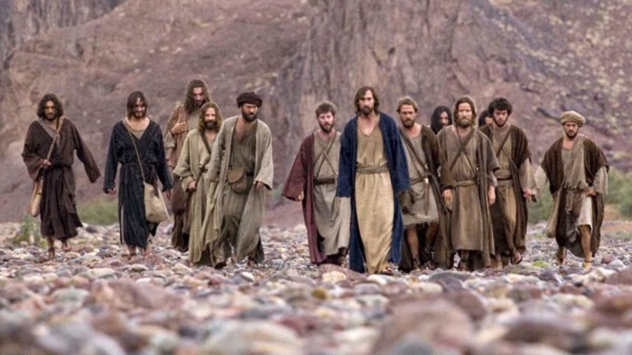 Os doze apóstolos de Cristo.